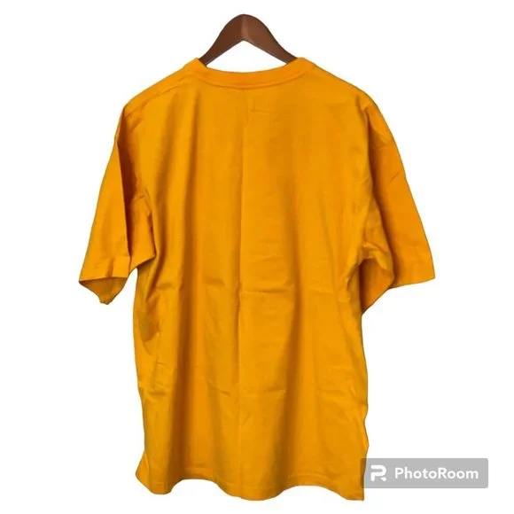 Trap Money Bright Yellow S/S T-Shirt Men's Size 2XL Hippo Heavyweight Tee - Picture 2 of 8